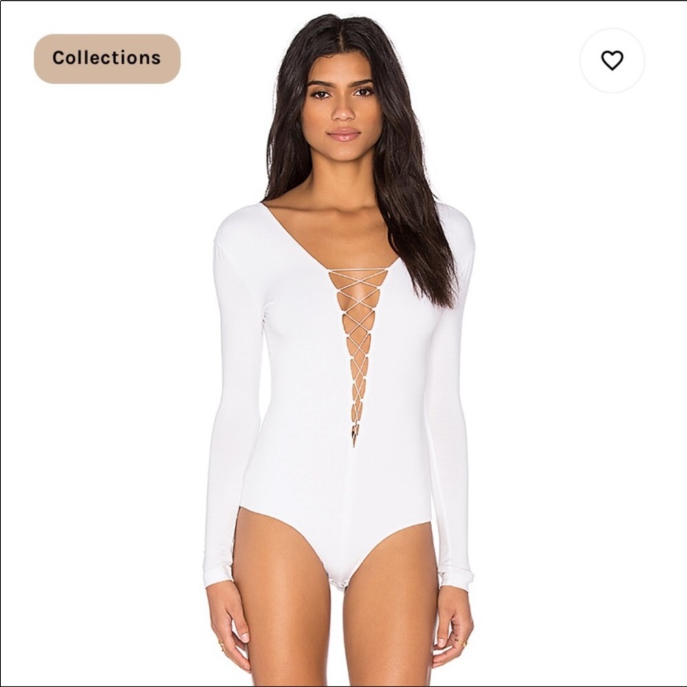 T by Alexander Wang v neck bodysuit